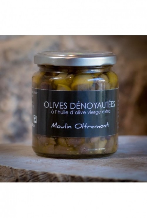 Olives denoyautées (Domaine Oltremonti) 250 gr