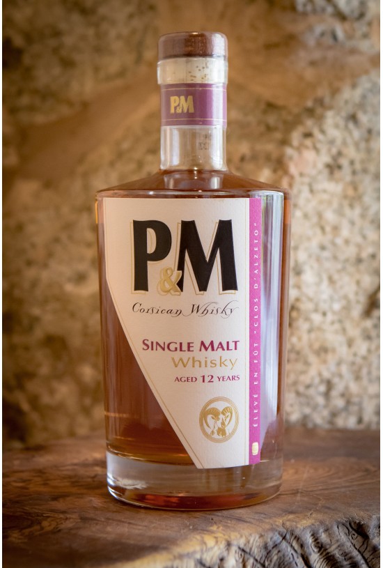 Whisky P&M Single malt 12 ans