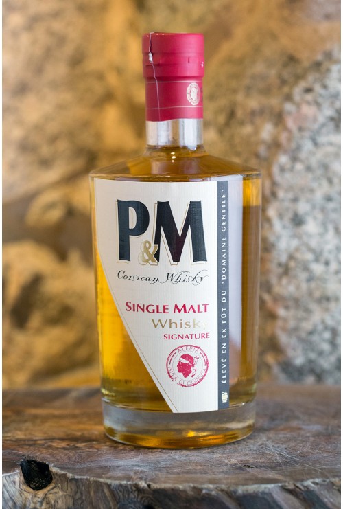 P&M WHISKY - Single Malt Tourbé