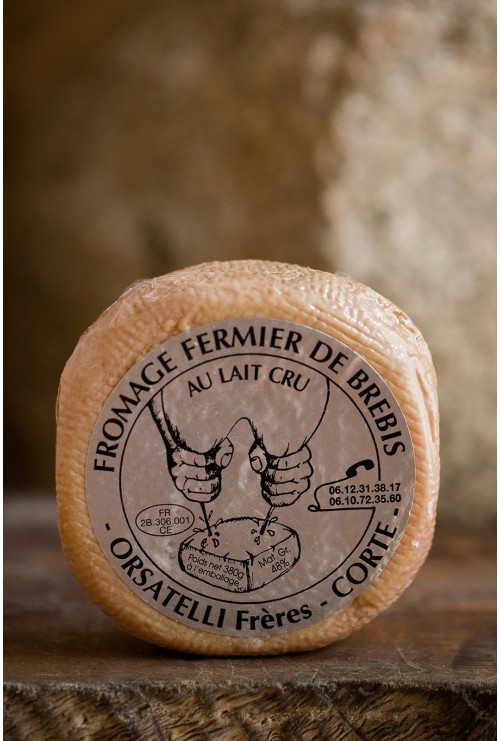 Fromage de Brebis Fermier "Orsatelli ", région corte