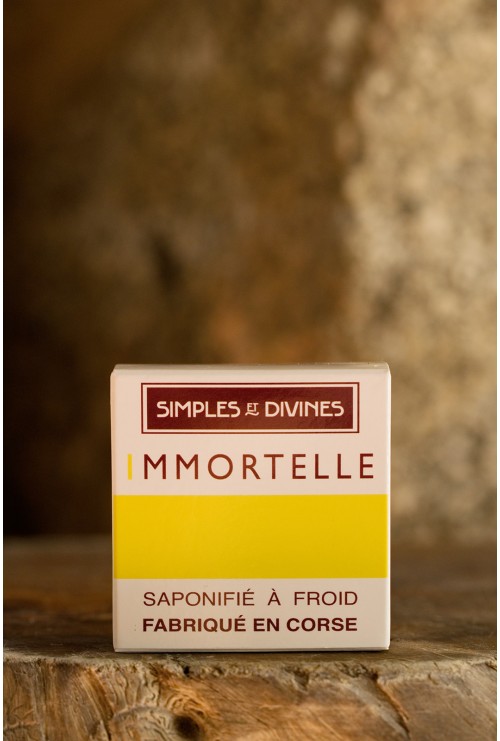 Savon IMMORTELLE surgras, simples et divines 100gr