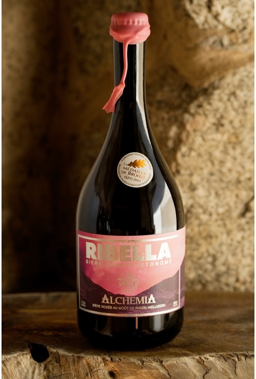Ribella, Alchemia - bière rosée au goût de raisin de niellucciu 75cl