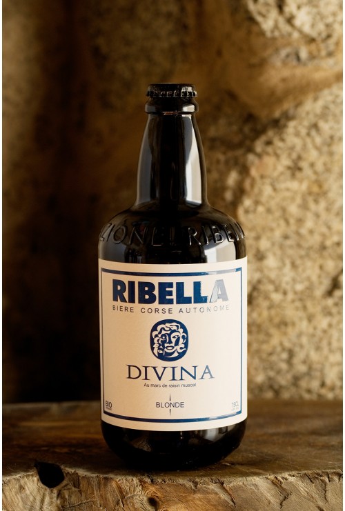 Ribella, Divina - bière blonde au marc de tain muscat 75cl
