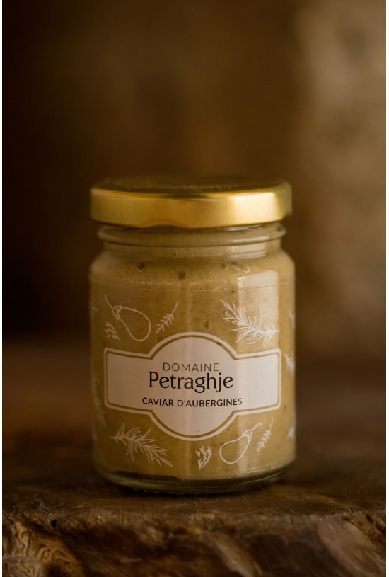 Caviar d'aubergines, domaine Petraghje